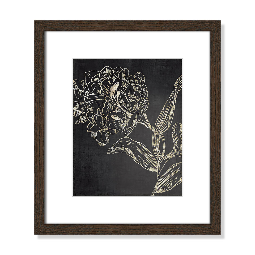 Golden Flower Folklore II by Asia Jensen - Picture Frame Graphic Art